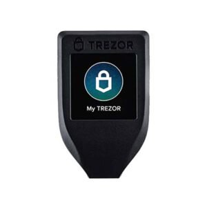 trezor model T crypto wallet