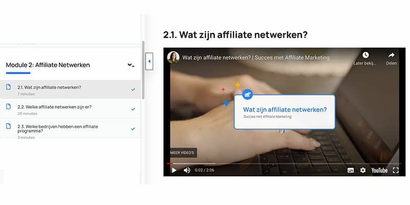 affiliate marketing cursus module 2