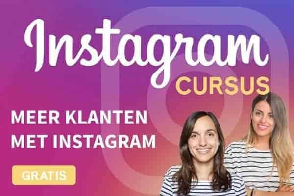 Gratis Cursus Social Mediamarketing met Instagram