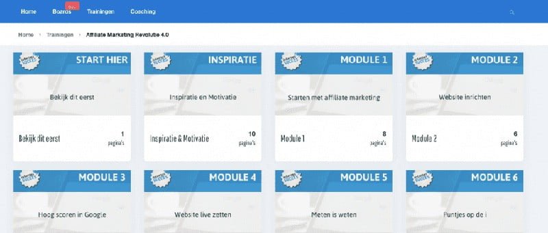 affiliate marketing revolutie cursus