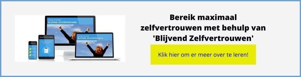 blijvend zelfvertrouwen cursus